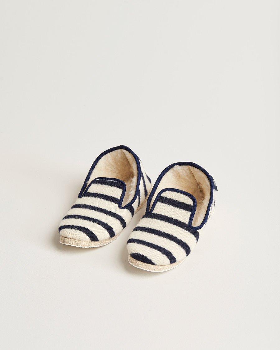 Hombres | Basics | Armor-lux | Maoutig Home Slippers Nature/Navy