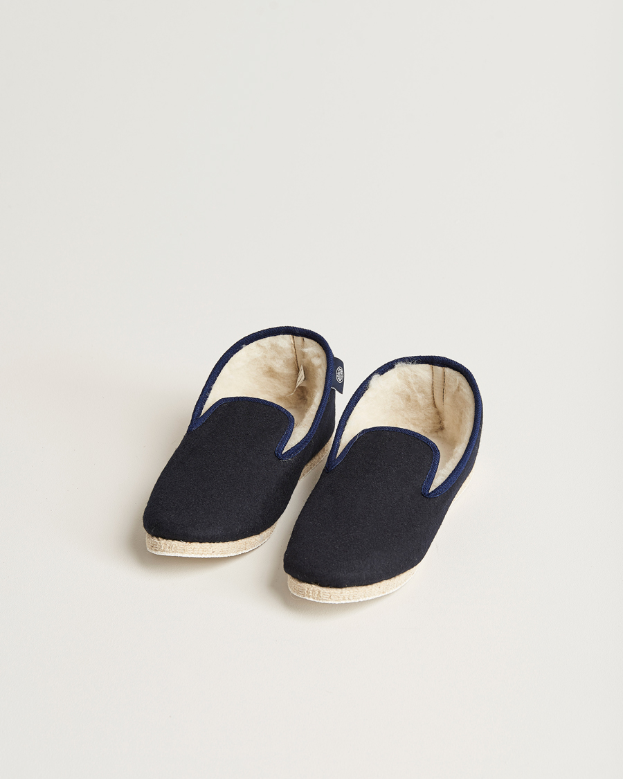 Hombres | Armor-lux Maoutig Home Slippers Navy | Armor-lux | Maoutig Home Slippers Navy
