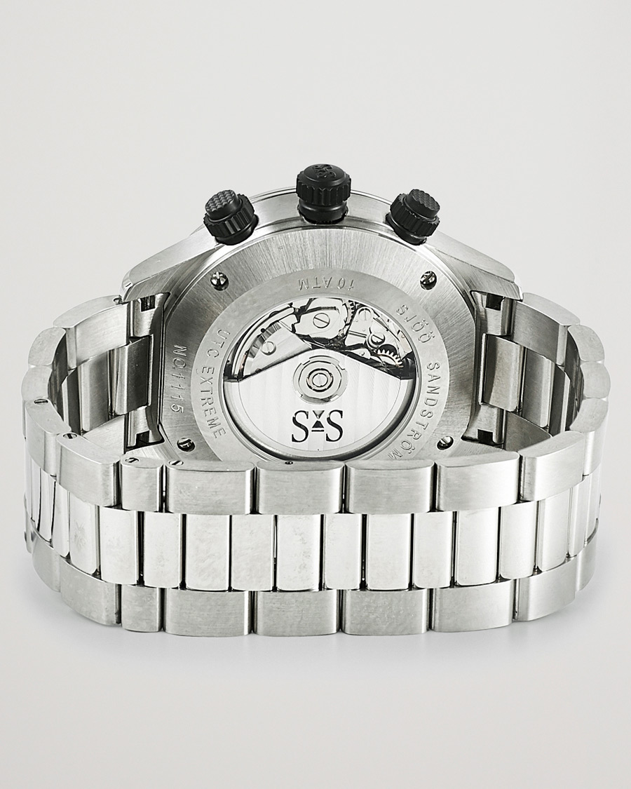 Hombres | Sjöö Sandström UTC Extreme 44,2mm White and Stainless Steel | Sjöö Sandström | UTC Extreme 44,2mm White and Stainless Steel