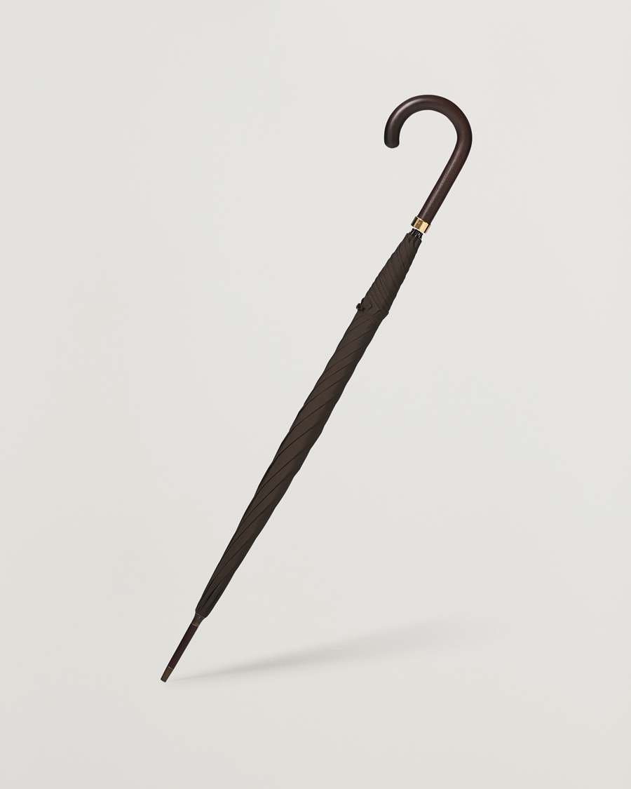 Hombres | Paraguas | Fox Umbrellas | Polished Hardwood Umbrella Brown