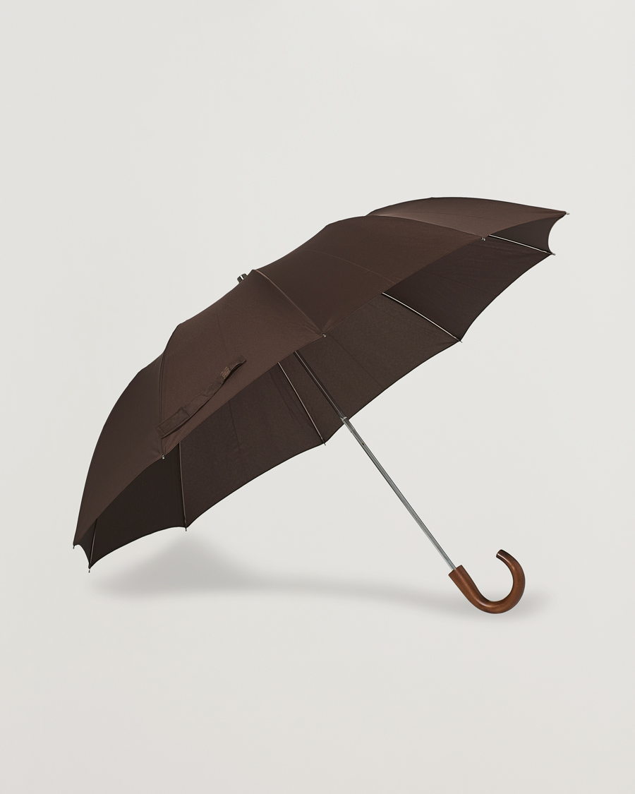 Hombres | Paraguas | Fox Umbrellas | Telescopic Umbrella Brown