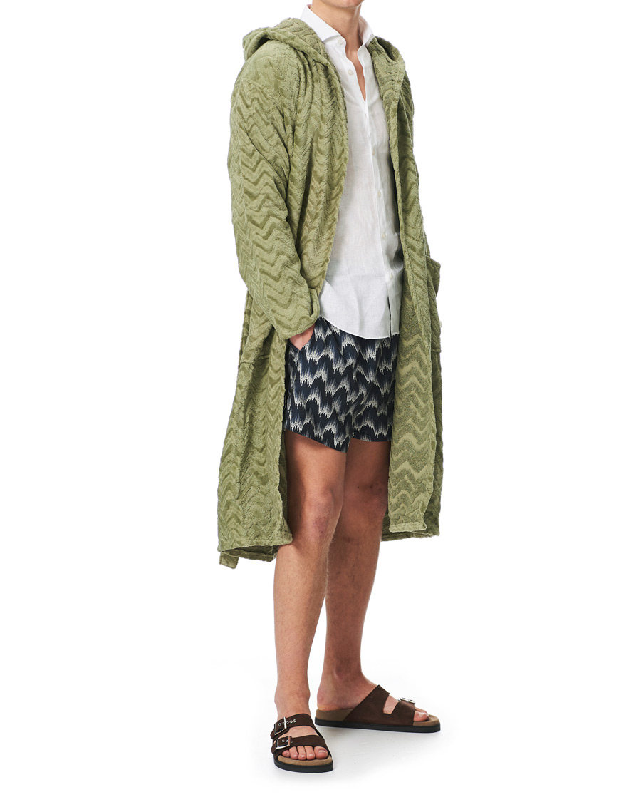 Hombres | Pijamas y batas | Missoni Home | Rex Bathrobe Green
