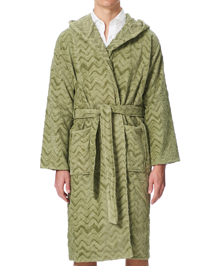Hombres | Pijamas y batas | Missoni Home | Rex Bathrobe Green