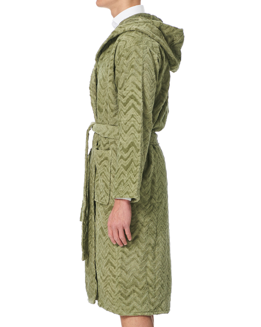 Hombres | Pijamas y batas | Missoni Home | Rex Bathrobe Green