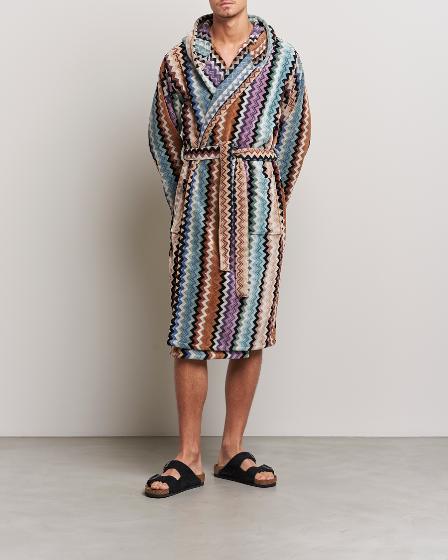 Hombres | Missoni Home Adam Bathrobe Multicolor | Missoni Home | Adam Bathrobe Multicolor