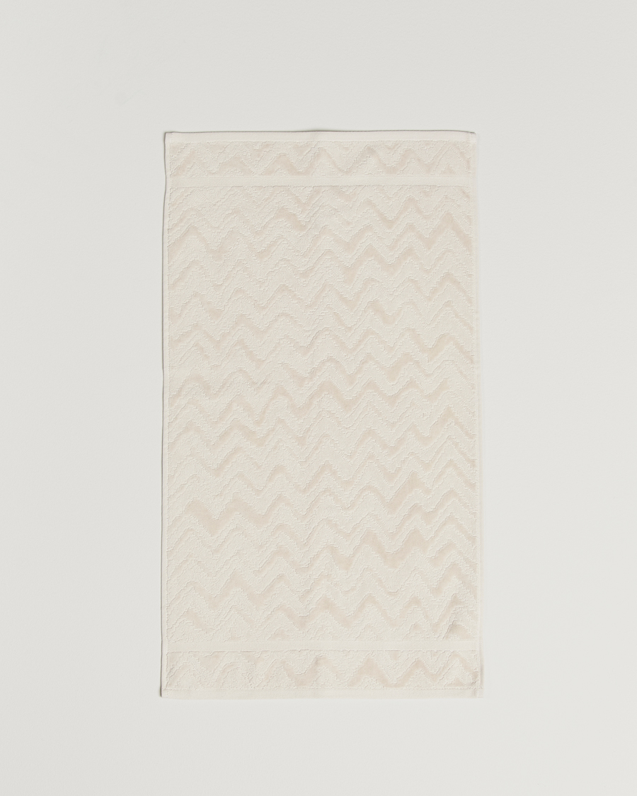 Hombres | Missoni Home Rex Hand Towel 40x70cm Cream | Missoni Home | Rex Hand Towel 40x70cm Cream