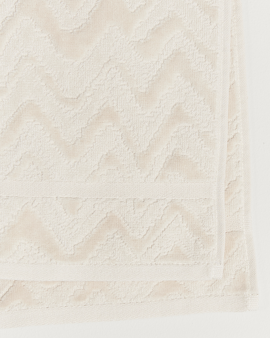 Hombres | Missoni Home Rex Hand Towel 40x70cm Cream | Missoni Home | Rex Hand Towel 40x70cm Cream
