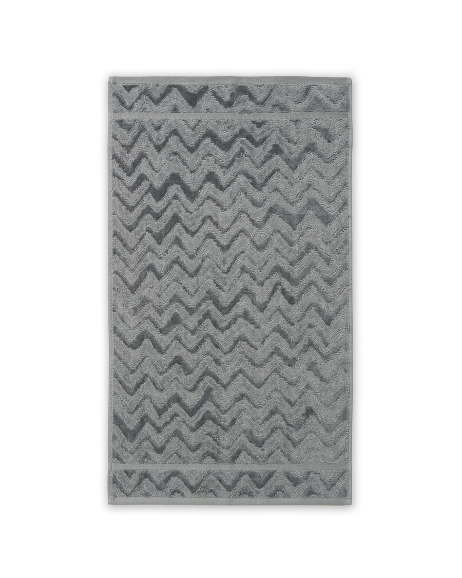 Hombres | Missoni Home Rex Hand Towel 40x70cm Grey | Missoni Home | Rex Hand Towel 40x70cm Grey