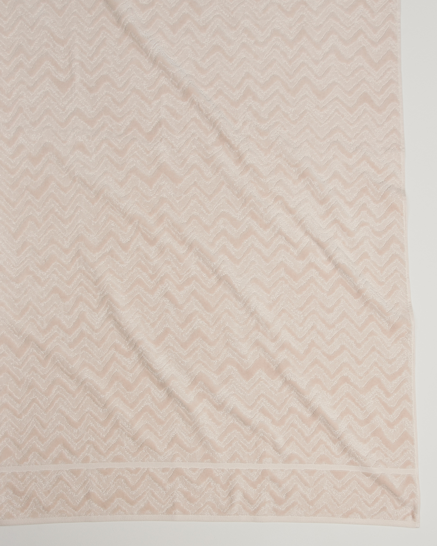 Hombres | Missoni Home Rex Bath Sheet 100x150cm Cream | Missoni Home | Rex Bath Sheet 100x150cm Cream