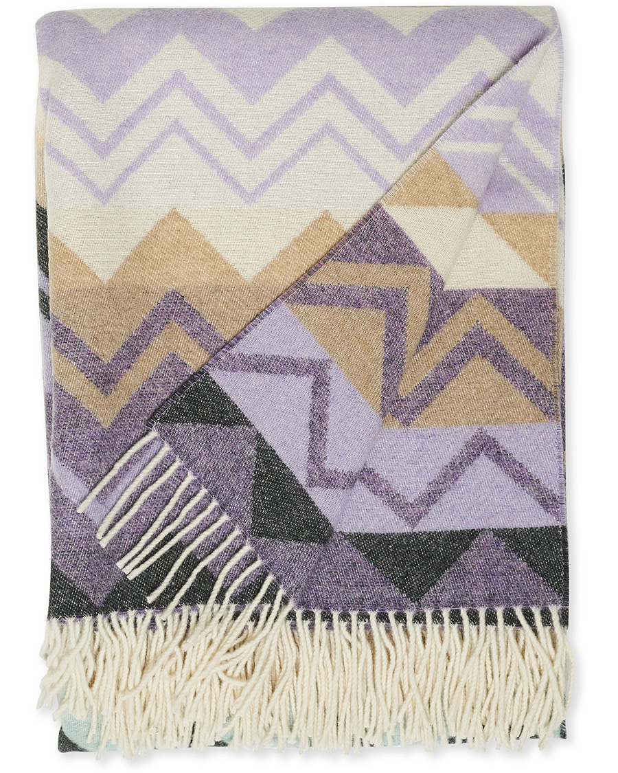 Hombres | Missoni Home Yvo Zig Zag Wool Throw Multicolor | Missoni Home | Yvo Zig Zag Wool Throw Multicolor