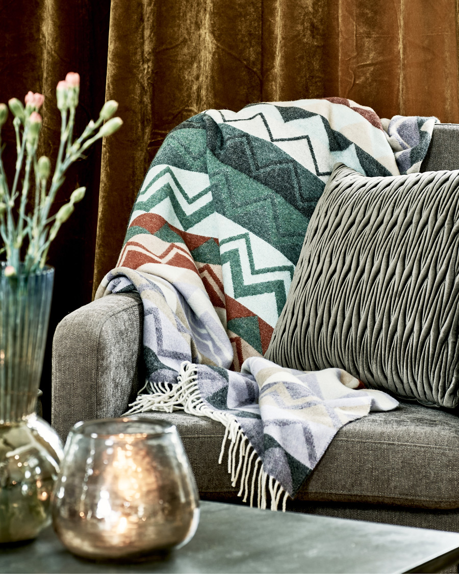 Hombres | Missoni Home Yvo Zig Zag Wool Throw Multicolor | Missoni Home | Yvo Zig Zag Wool Throw Multicolor