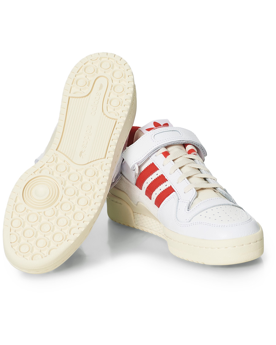 Hombres | adidas Originals Forum 84 Low Sneaker White/Red | adidas Originals | Forum 84 Low Sneaker White/Red