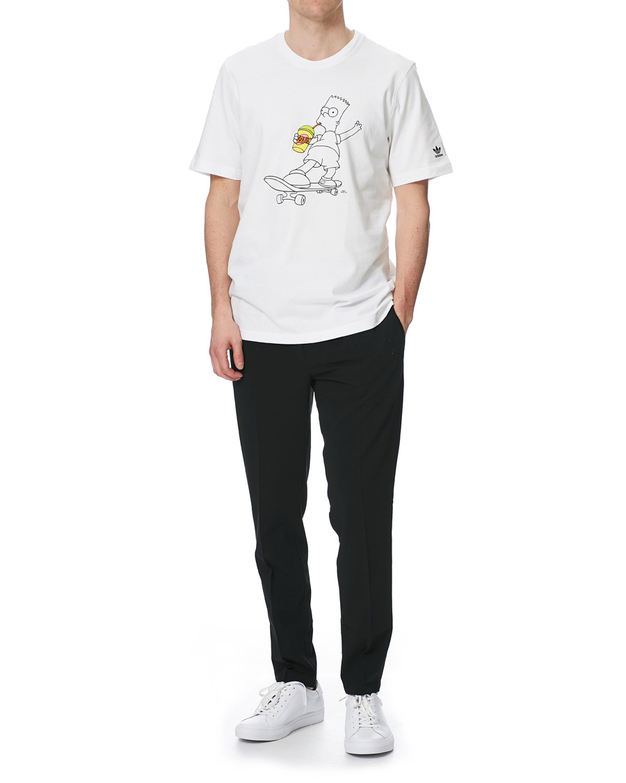 Hombres | Camisetas | adidas Originals | The Simpsons Crew Neck Tee White