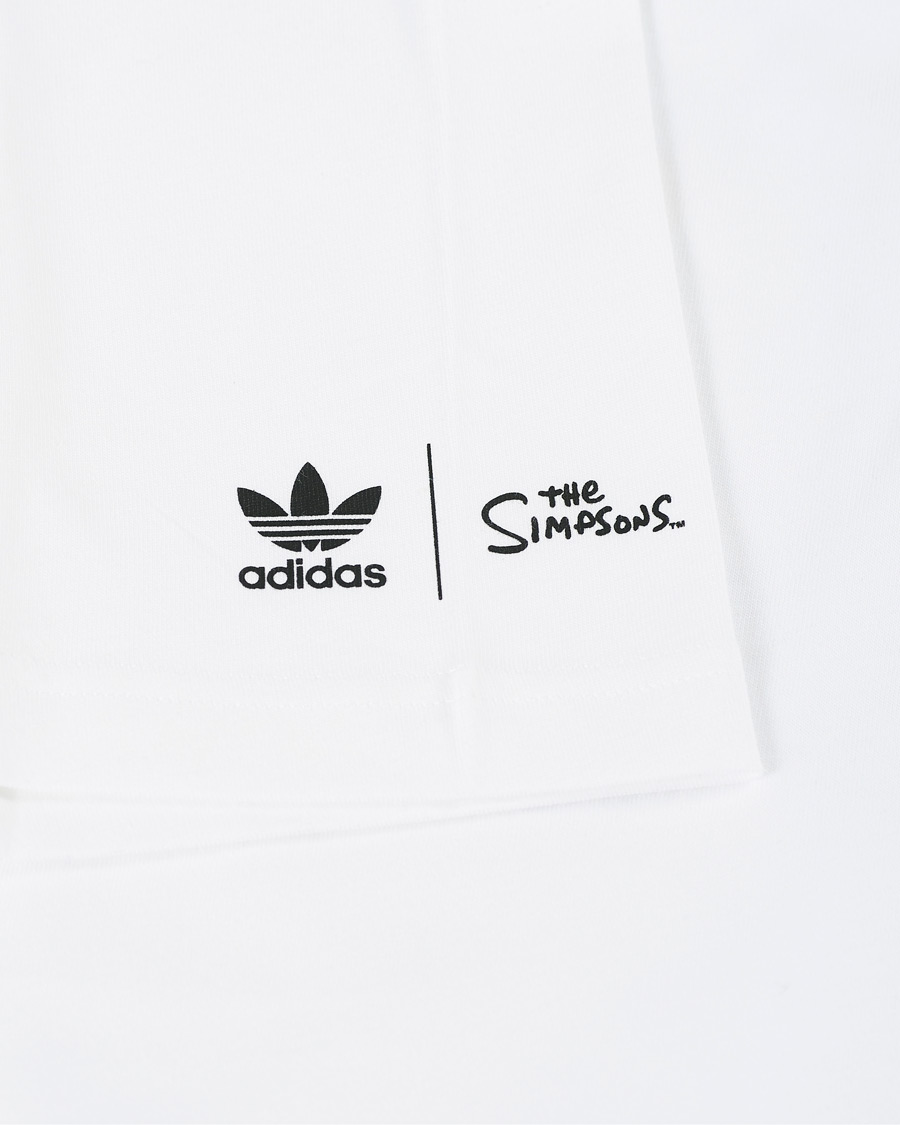 Hombres | Camisetas | adidas Originals | The Simpsons Crew Neck Tee White