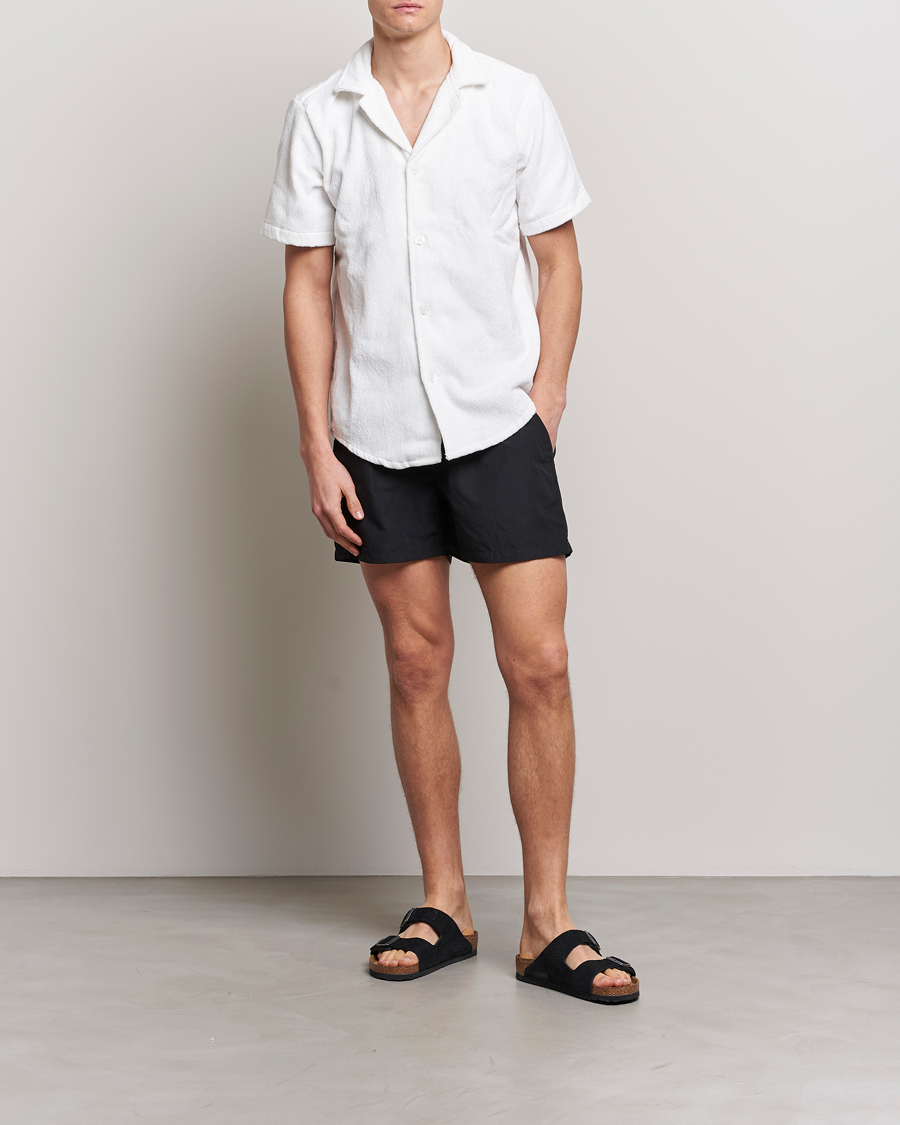 Hombres | Bañadores | OAS | Plain Swimshorts Black