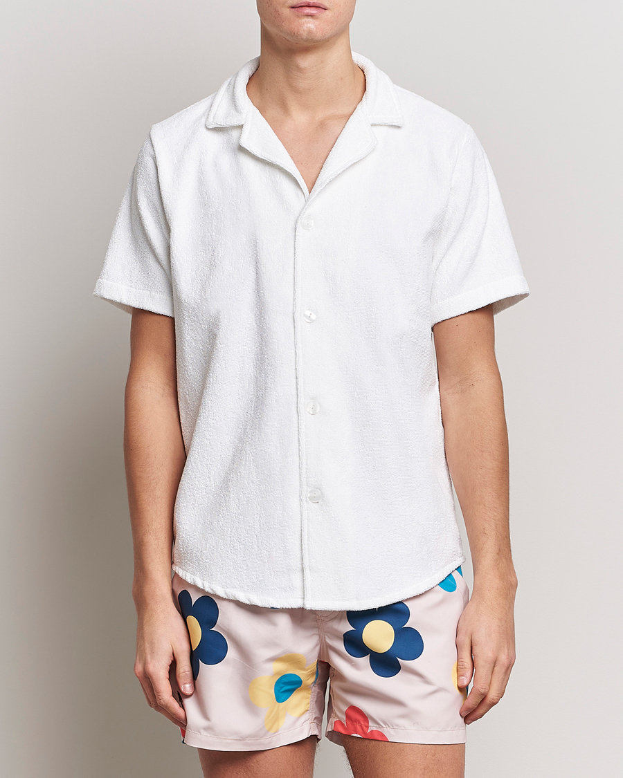 Hombres | Camisas | OAS | Terry Cuba Short Sleeve Shirt White