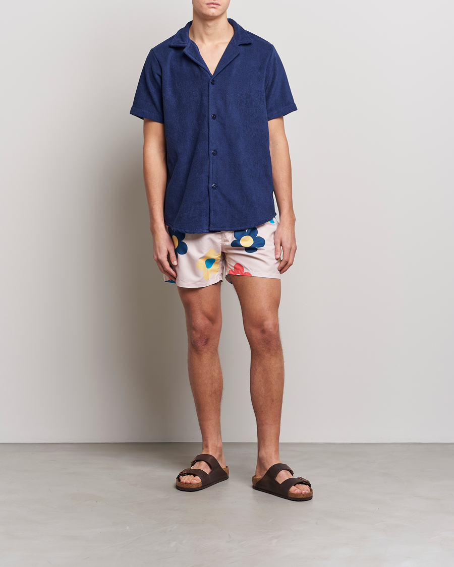 Hombres | Camisas | OAS | Terry Cuba Short Sleeve Shirt Navy