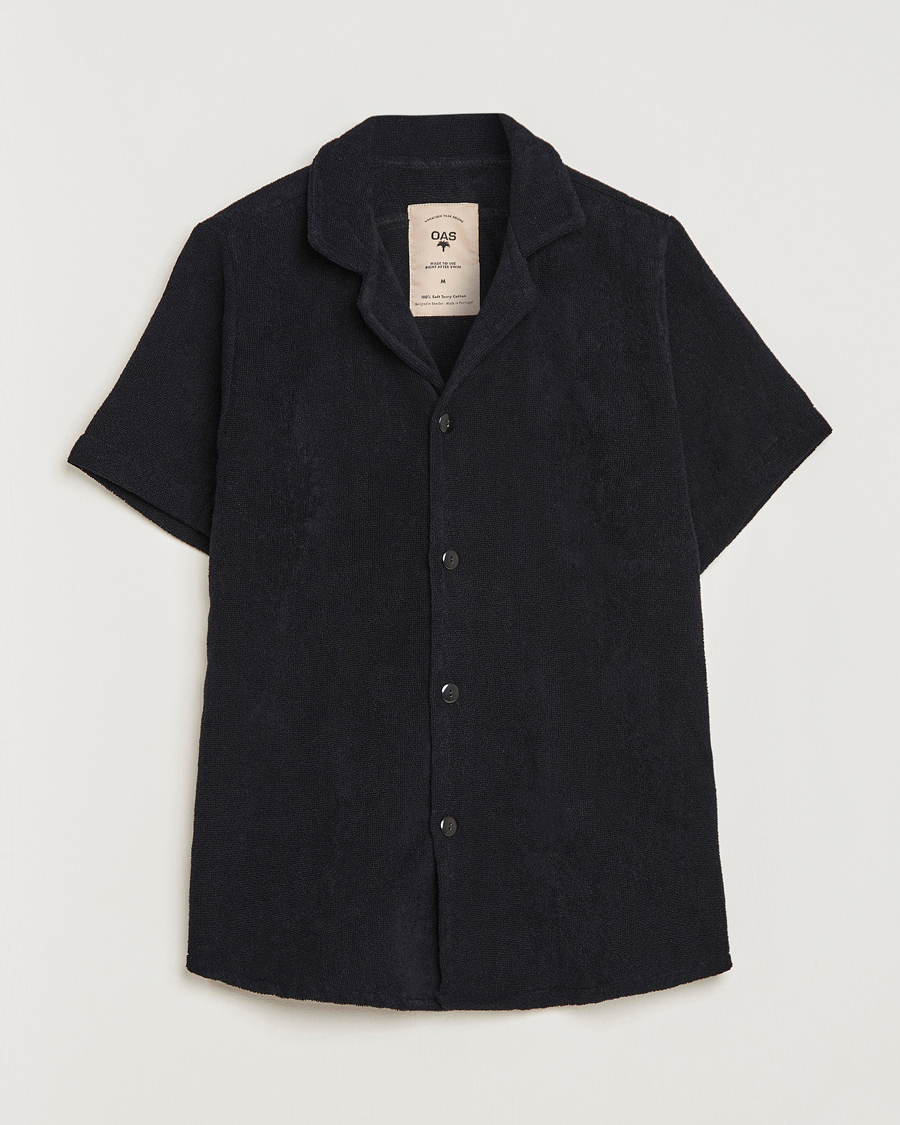 Hombres | Camisas | OAS | Terry Cuba Short Sleeve Shirt Black