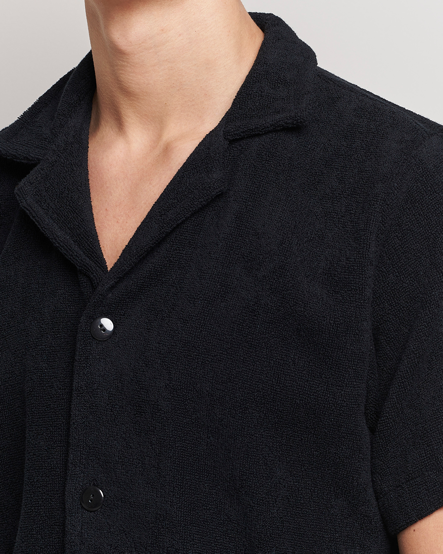 Hombres | Camisas | OAS | Terry Cuba Short Sleeve Shirt Black