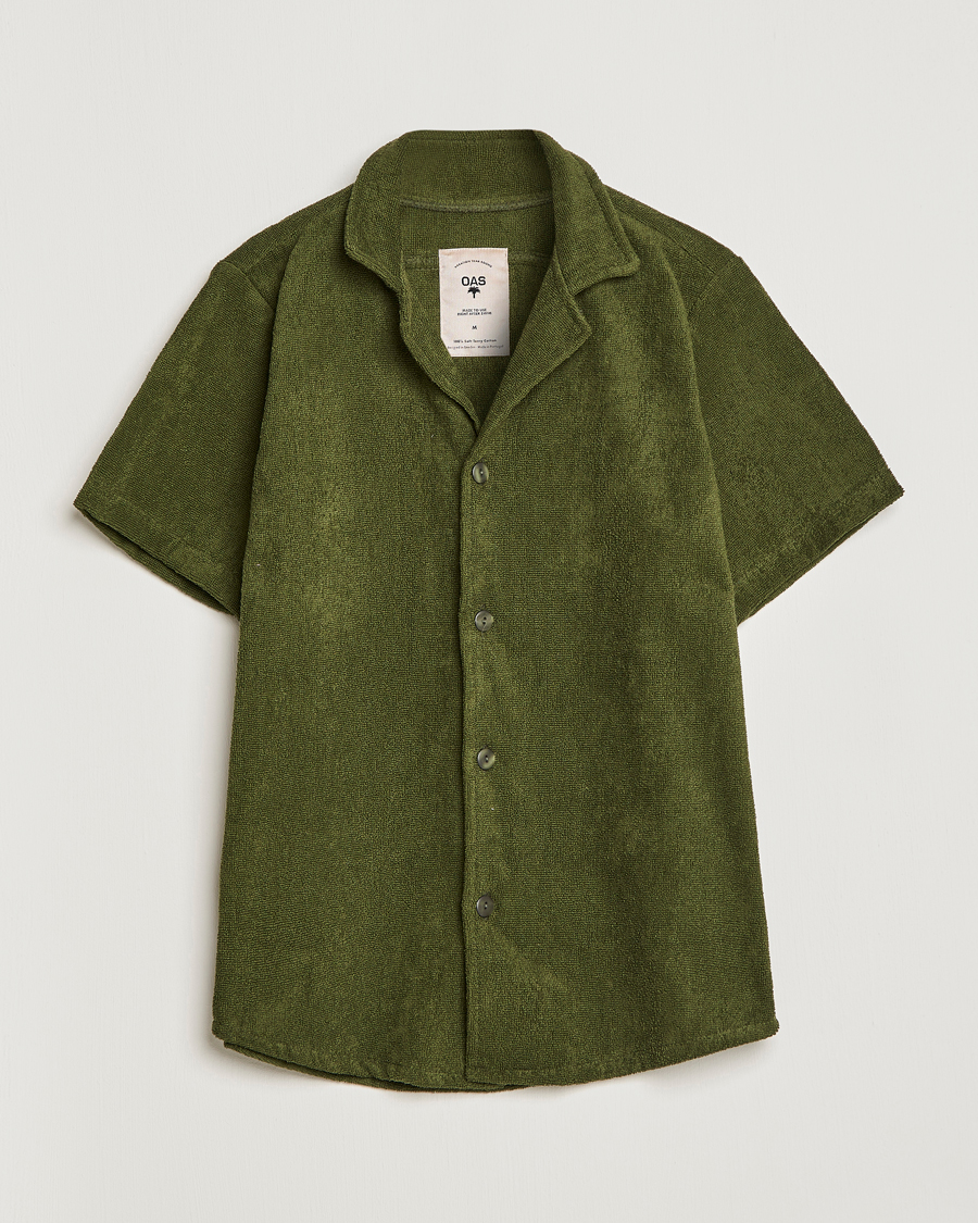 Hombres | Camisas | OAS | Terry Cuba Short Sleeve Shirt Army