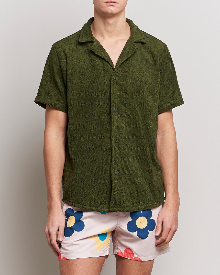 Hombres | Camisas | OAS | Terry Cuba Short Sleeve Shirt Army
