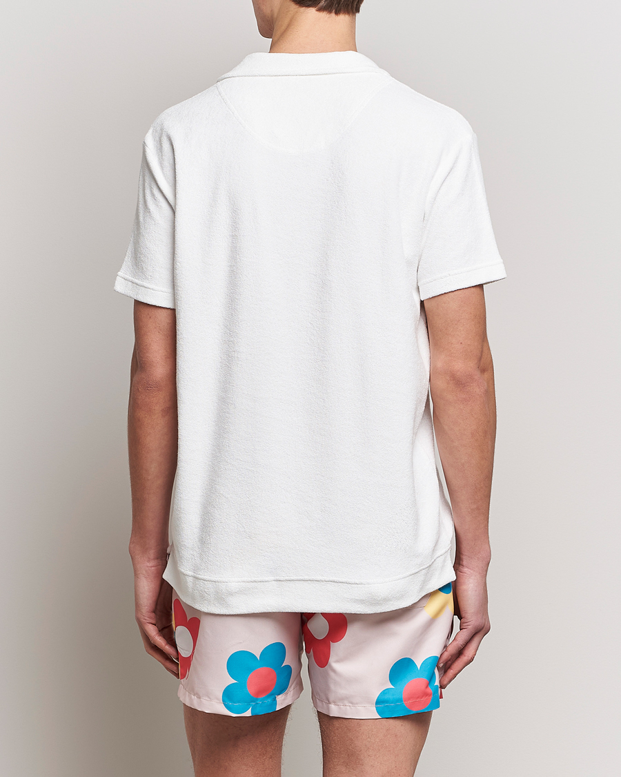 Hombres | Polos | OAS | Short Sleeve Terry Polo White