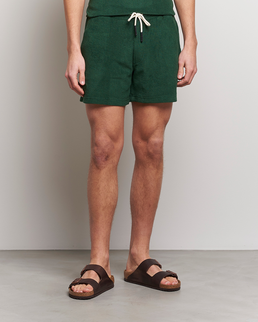Hombres | Pantalones cortos | OAS | Terry Shorts Green