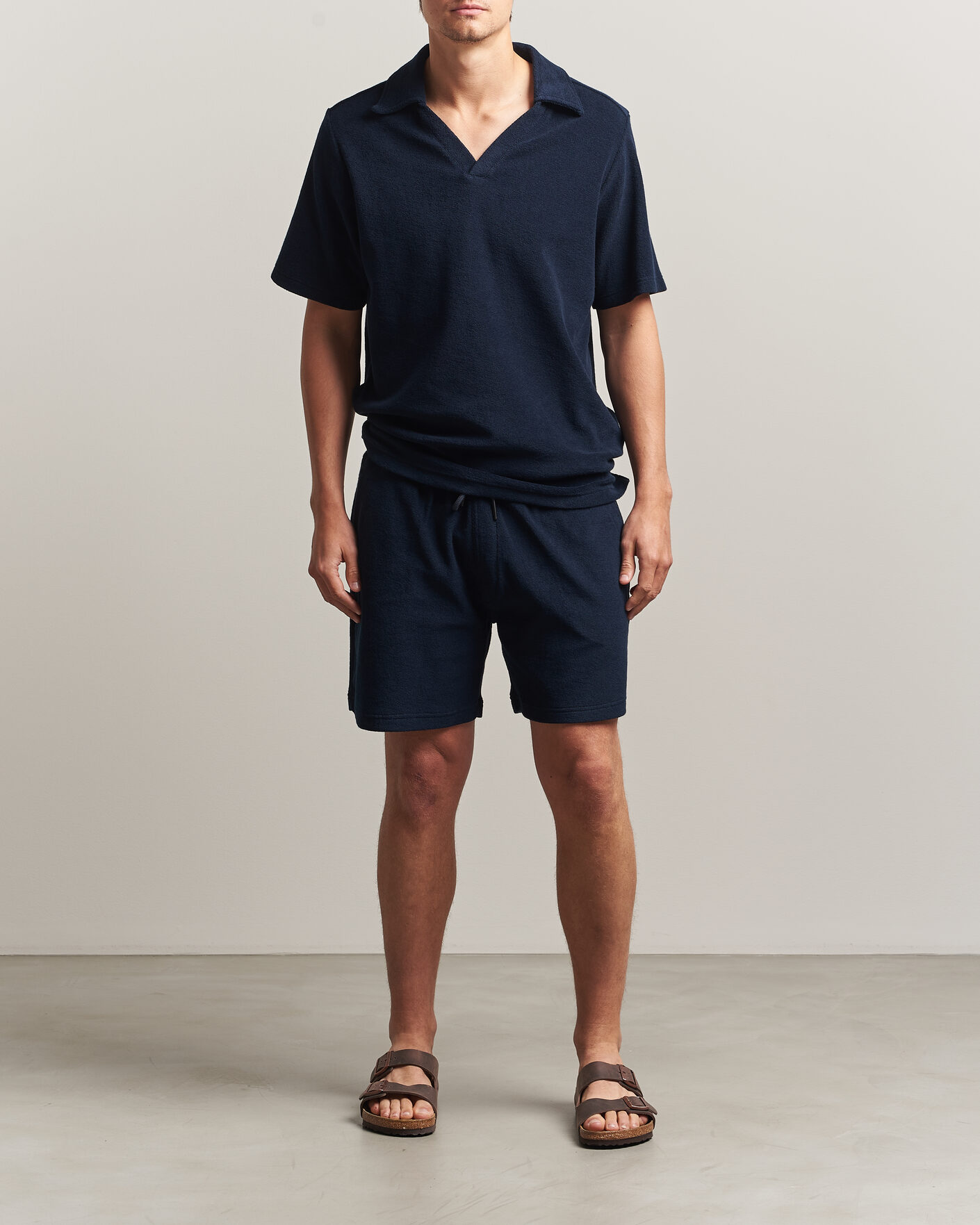 Hombres | Pantalones cortos | OAS | Terry Shorts Navy