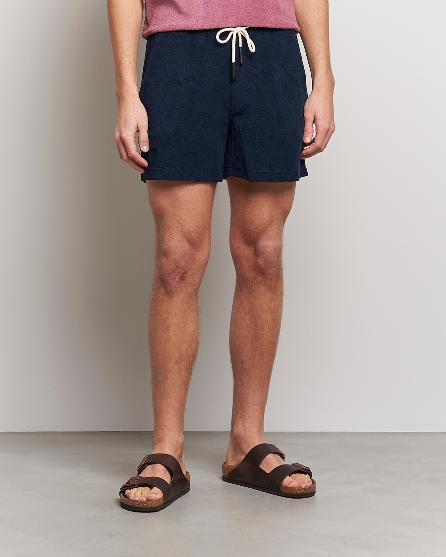 Hombres | Pantalones cortos de chándal | OAS | Terry Shorts Navy