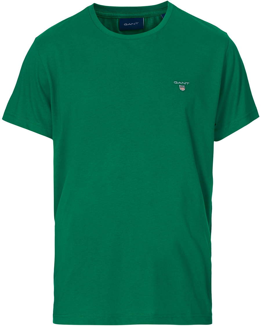 Hombres | Camisetas | GANT | Original Crew Neck Tee Lavish Green