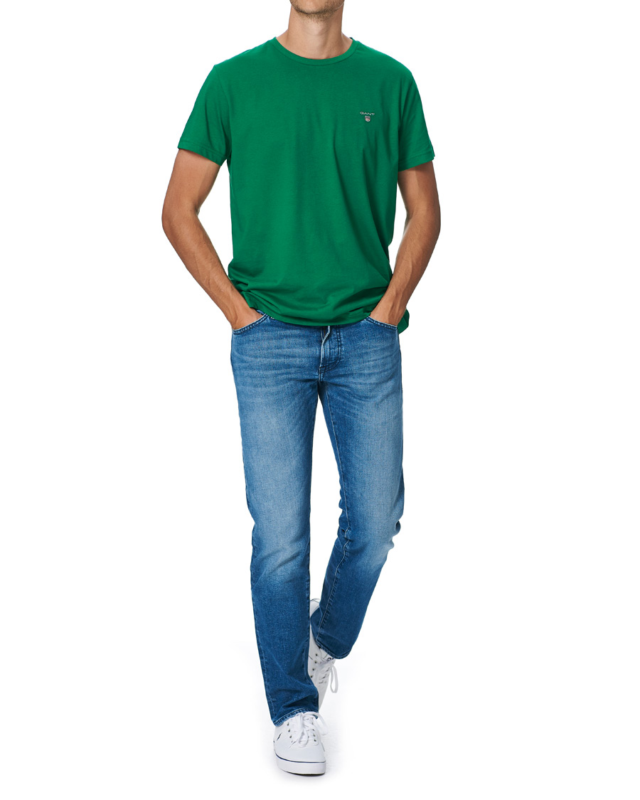 Hombres | Camisetas | GANT | Original Crew Neck Tee Lavish Green