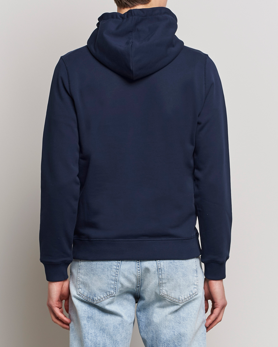 Hombres | Jerséis y prendas de punto | Stenströms | Cotton College Hoodie Navy