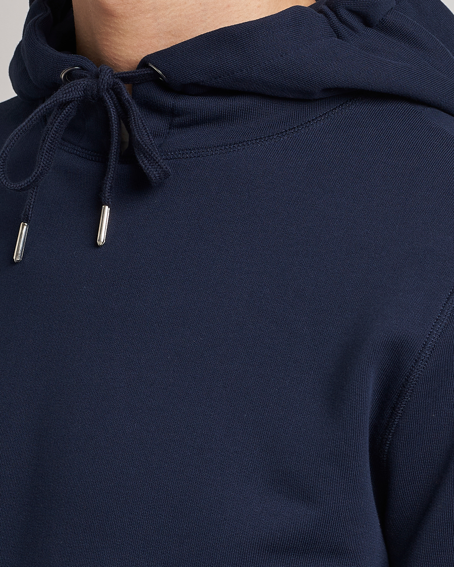 Hombres | Jerséis y prendas de punto | Stenströms | Cotton College Hoodie Navy
