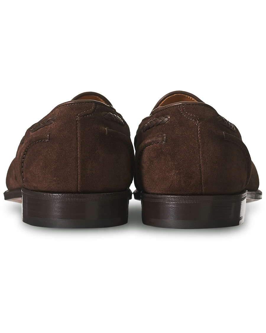 Hombres | Edward Green Belgravia Tassel Loafer Mink Suede | Edward Green | Belgravia Tassel Loafer Mink Suede