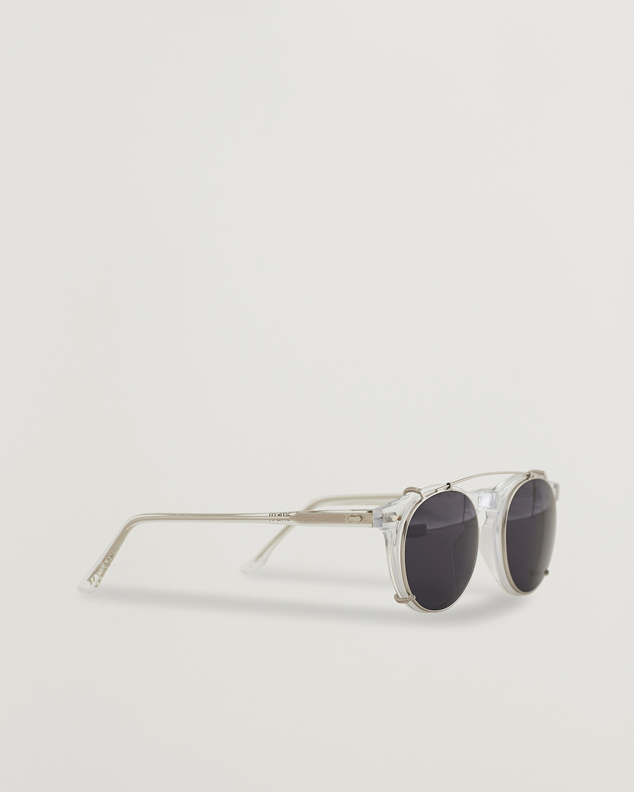 Hombres | Gafas de sol | TBD Eyewear | Clip-ons Silver/Gradient Grey