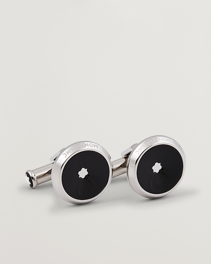 Hombres | Gemelos | Montblanc | Star Cufflinks Black Resin