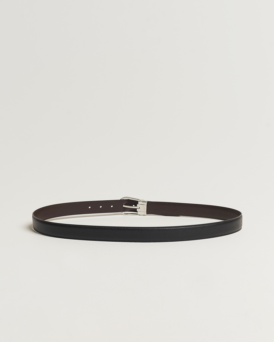 Hombres | Accesorios | Montblanc | Reversible Saffiano Leather 30mm Belt Black/Brown