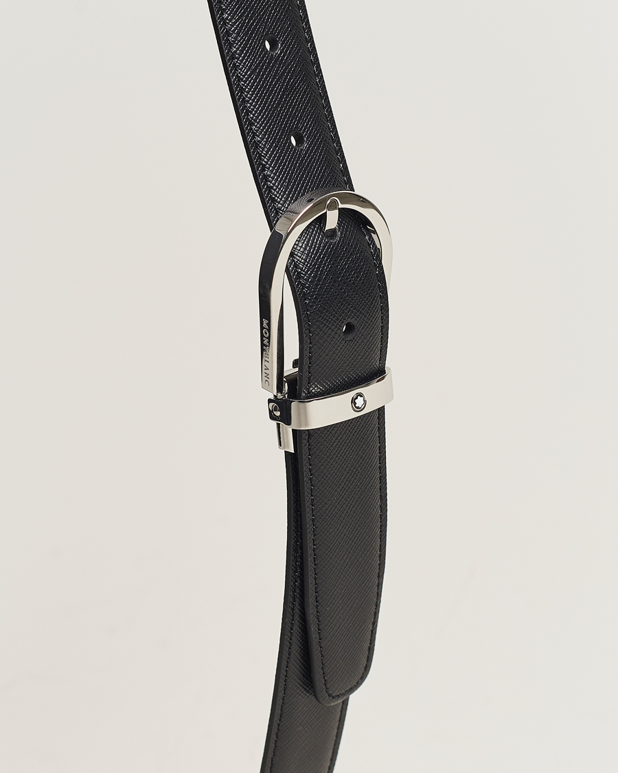 Hombres | Montblanc Reversible Saffiano Leather 30mm Belt Black/Brown | Montblanc | Reversible Saffiano Leather 30mm Belt Black/Brown