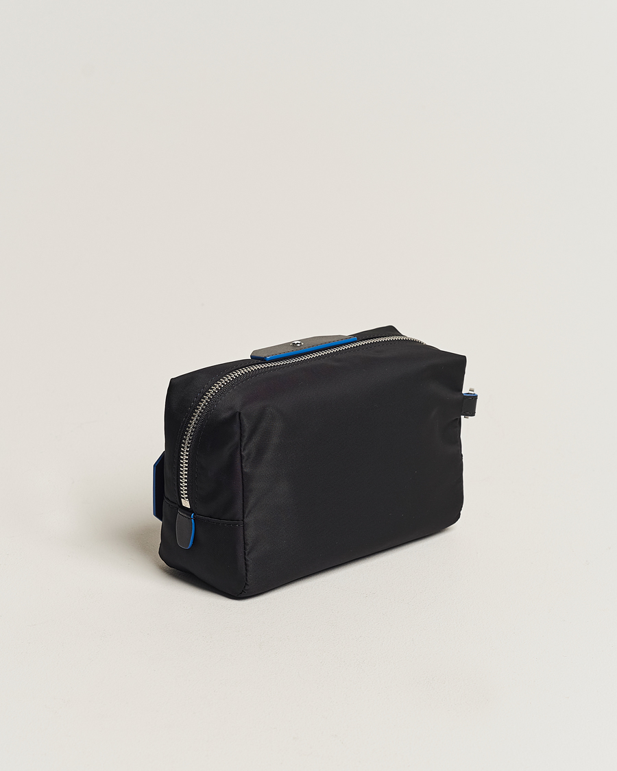 Hombres |  | Montblanc | Blue Spirit Case Medium Wash Bag Black/Blue