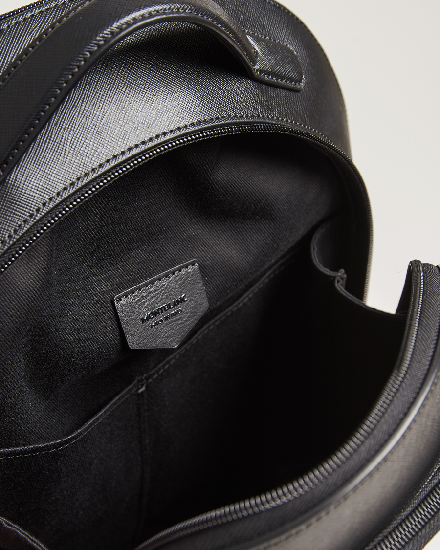 Hombres | Montblanc Sartorial Backpack Medium 3 Comp Black | Montblanc | Sartorial Backpack Medium 3 Comp Black