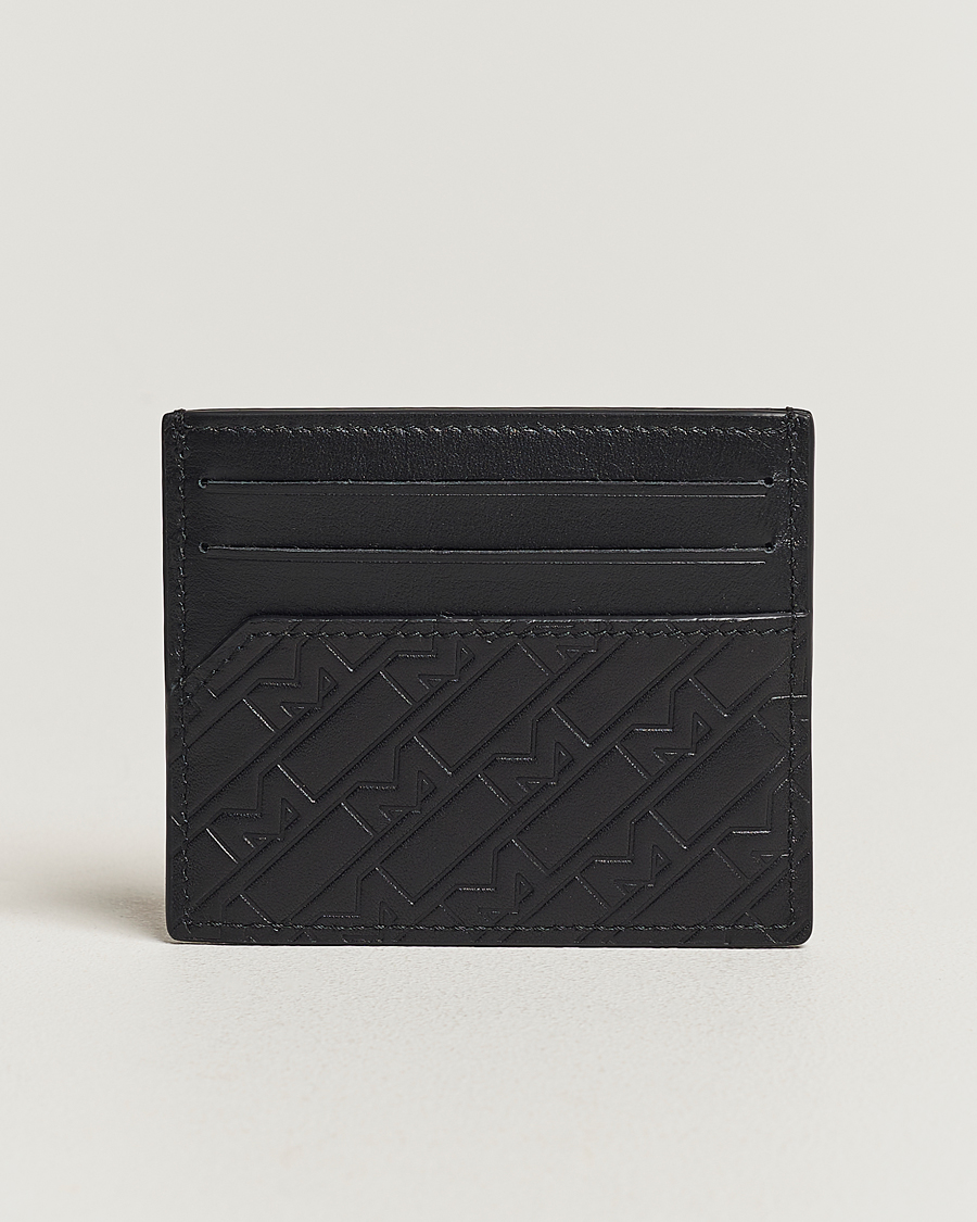 Men | Montblanc | Montblanc | M Gram Card Holder 6cc Black Leather