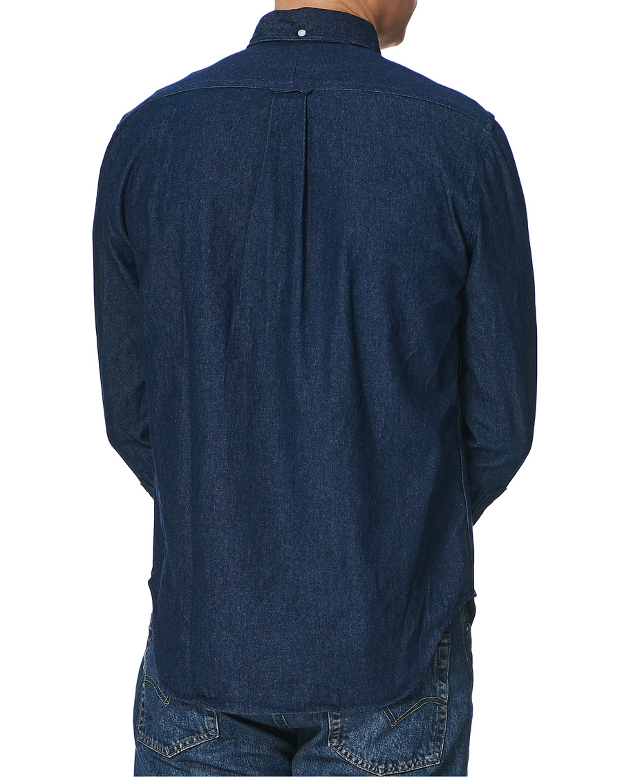 Hombres | Camisas | Gitman Vintage | Button Down Denim Shirt Dark Indigo