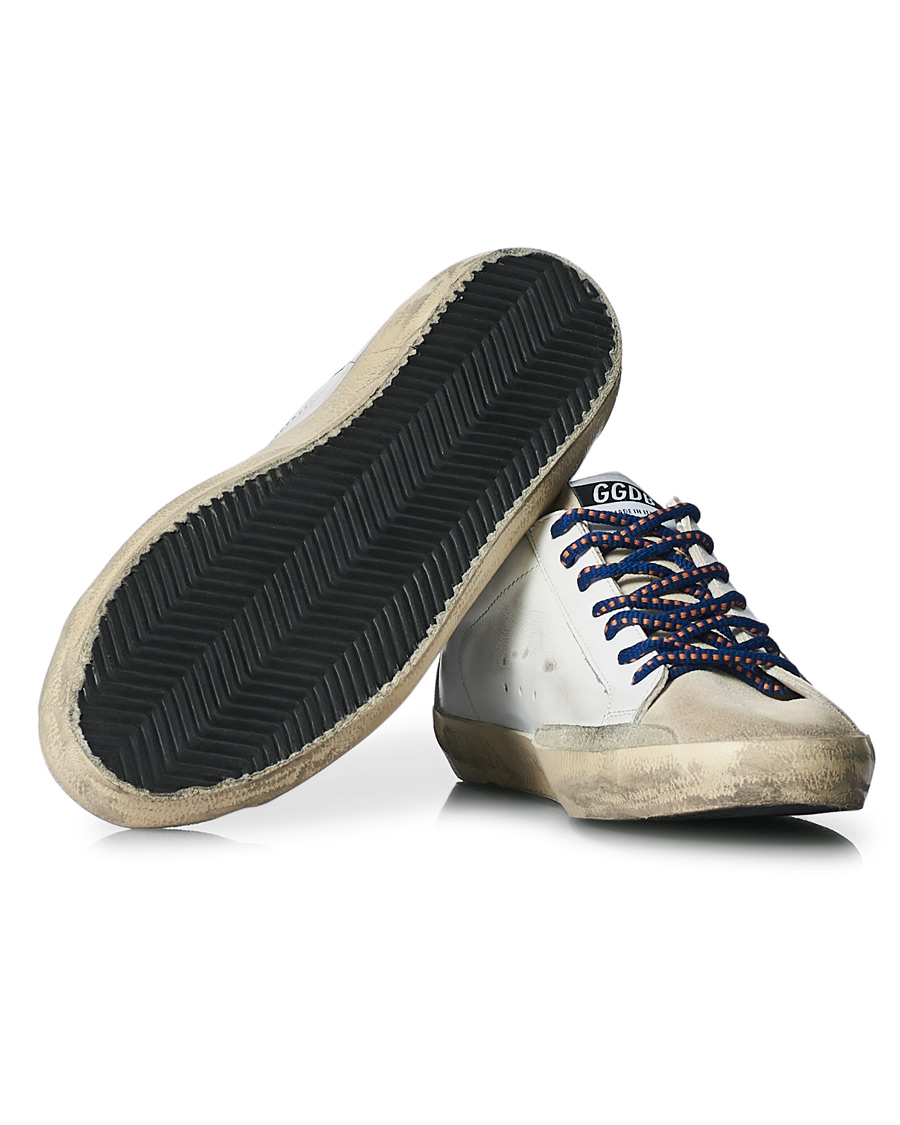 Hombres | Golden Goose Deluxe Brand Super-Star Sneaker White/Red | Golden Goose | Deluxe Brand Super-Star Sneaker White/Red