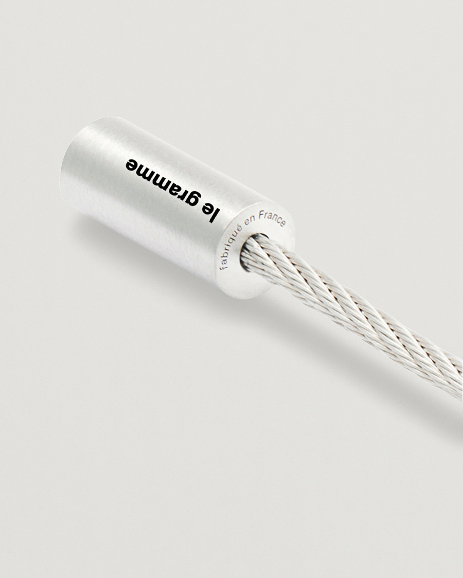 Hombres | LE GRAMME Double Cable Bracelet Sterling Silver 9g | LE GRAMME | Double Cable Bracelet Sterling Silver 9g