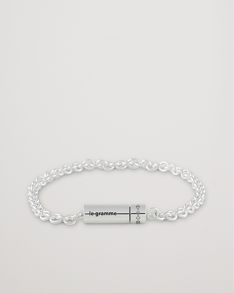 Hombres | Joyas | LE GRAMME | Chain Cable Bracelet Sterling Silver 11g