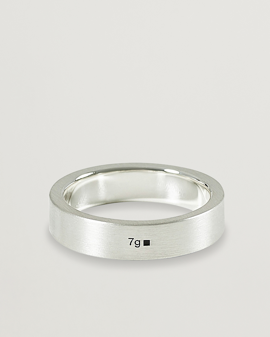 Hombres | Joyas | LE GRAMME | Ribbon Brushed Ring Sterling Silver 7g