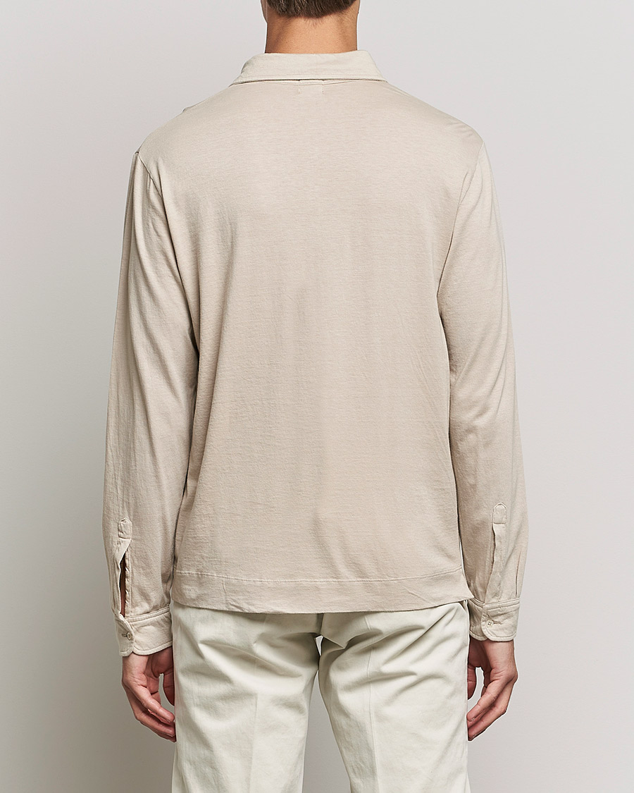 Hombres | Jerséis y prendas de punto | Massimo Alba | Ischia Cotton/Cashmere Polo Light Beige