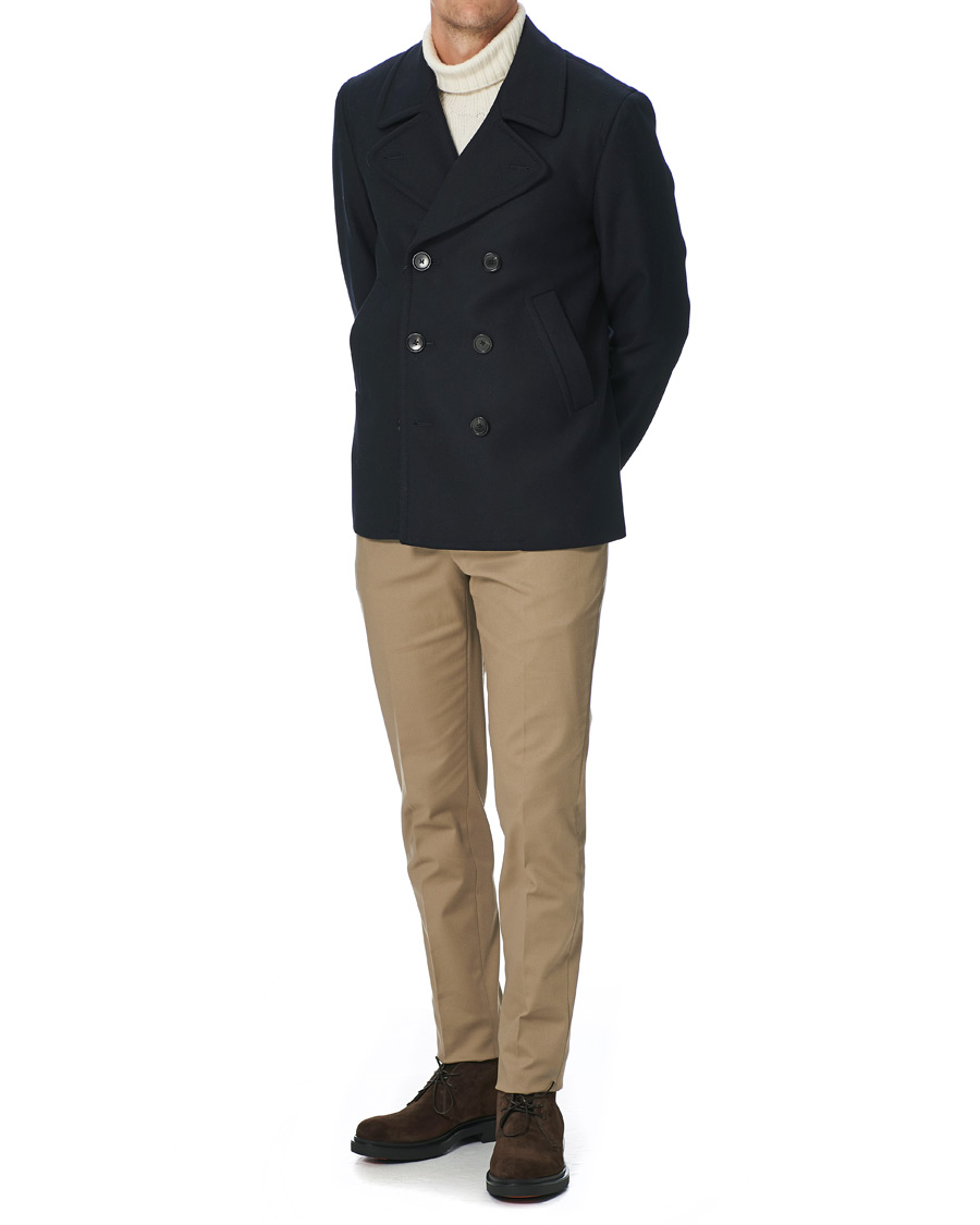 Hombres | Santoni Wembley Desert Boot Dark Brown Suede | Santoni | Wembley Desert Boot Dark Brown Suede