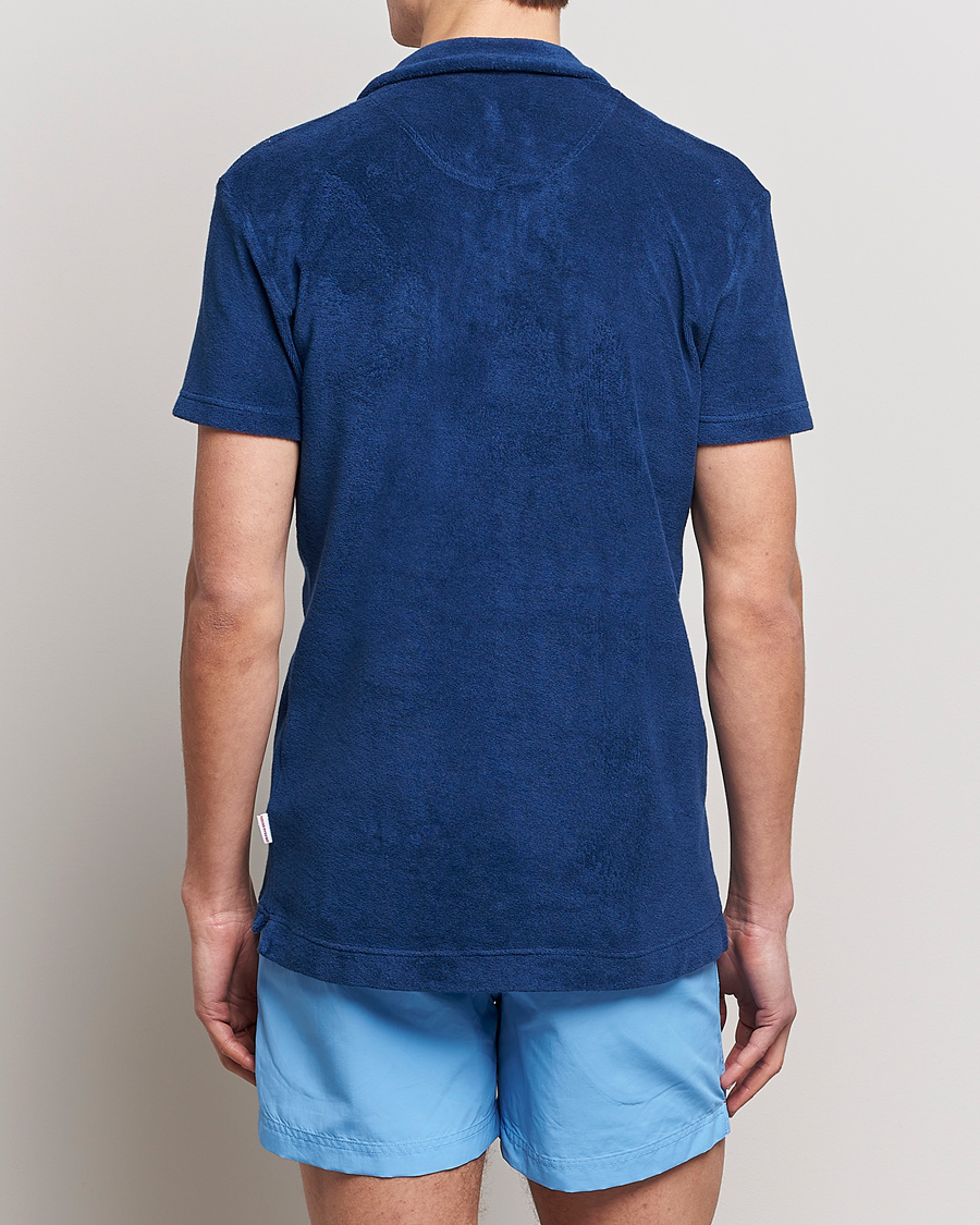 Hombres | Polos | Orlebar Brown | Terry Polo Blue Wash