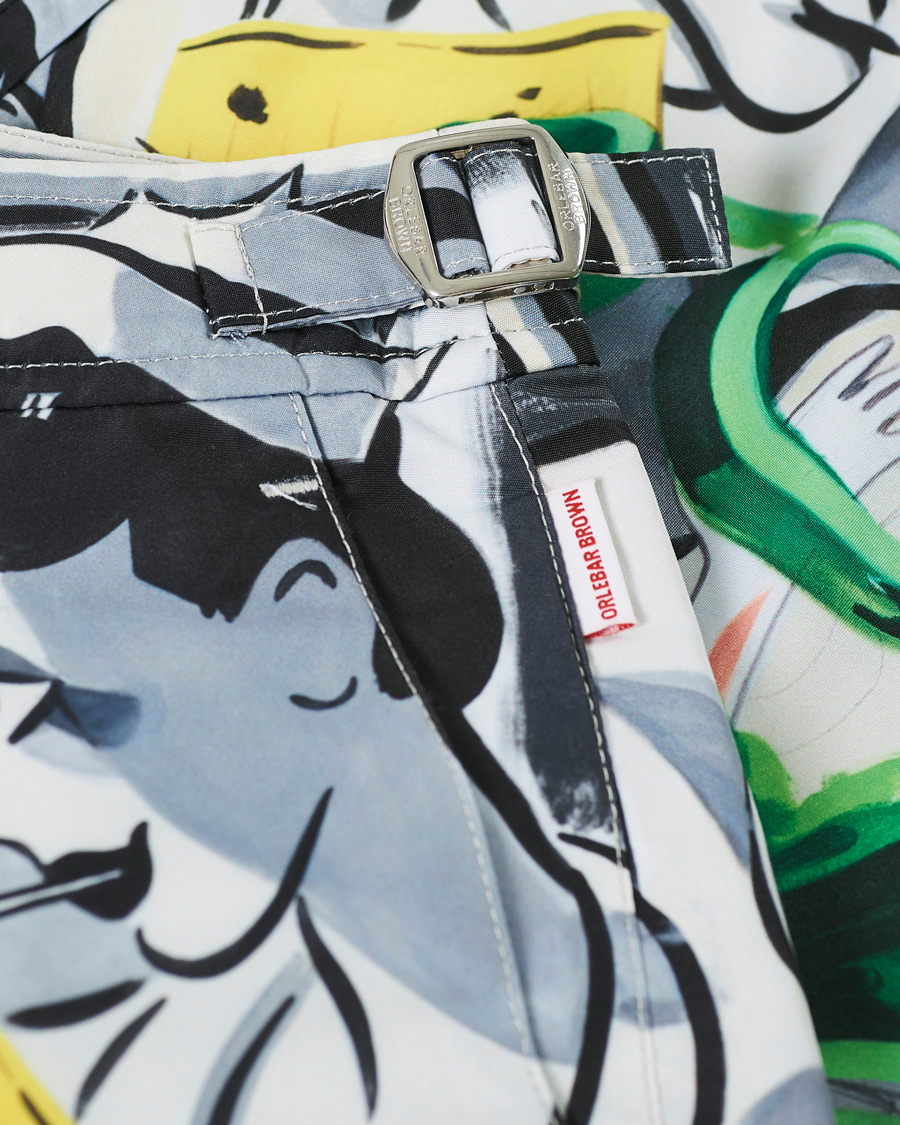 Hombres | Bañadores | Orlebar Brown | Bulldog x David Salle Diving Swim Shorts Multi